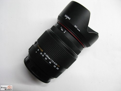 Sigma zoom objektiv 200 5 - sigma, 18-200/3,5